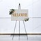 65" tall Black Metal Easel Collapsible Tripod Stand Party Events Home Supplies